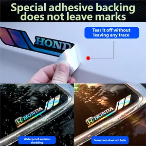 Suitable for Honda car stickers, triangular window decals, side window decals, personalized creative car body decorations, decals, laser reflective stickers