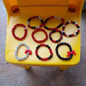 handmade glitter bracelets