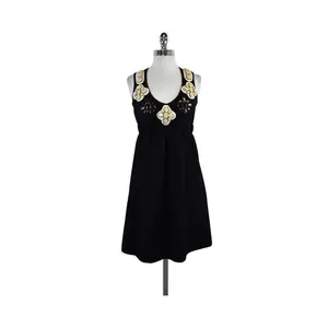Karta - Black Sleeveless Embellished Dress Sz S