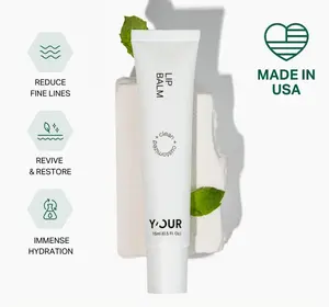 Intensive Lip Balm by Y’OUR | Soothing Lip Care | Shea Butter, Hyaluronic Acid & Rosehip Oil | Lightweight | Lasting Hydration | Jojoba Repair Mask, Valentine's Gift for Women Hydrating Lip Treatment Organic Lip Balm