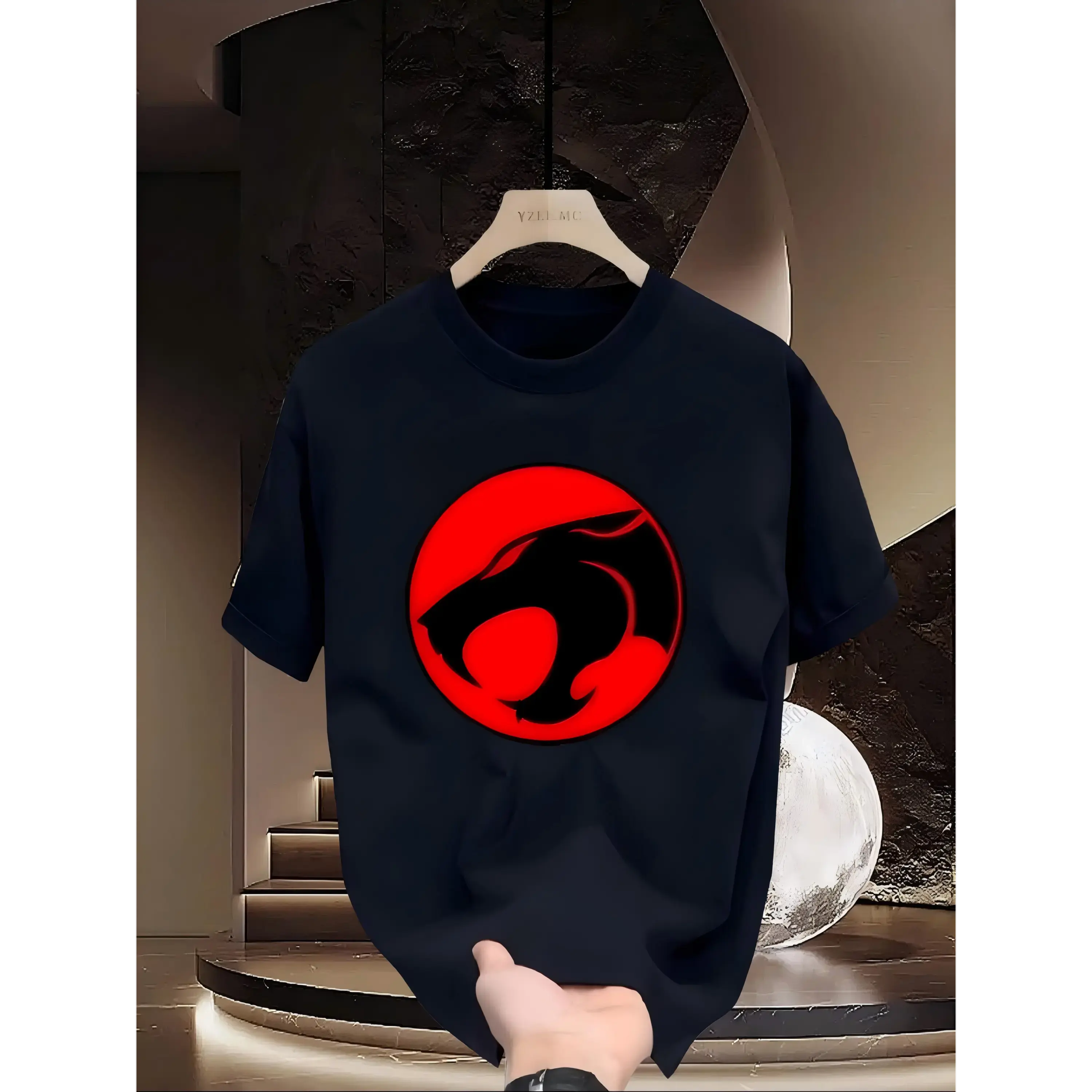New Cartoon Anime Thundercats T Shirts Men and Woman Fashion T-shirt Streetwear Oversized Harajuku Tops Tees Clothing 24209 Menswear GamisMen Tee