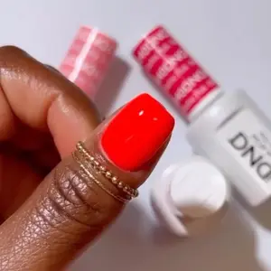 DND ORANGE CREAMSICLE #649 Gel and Lacquer Duo nail care nail art color