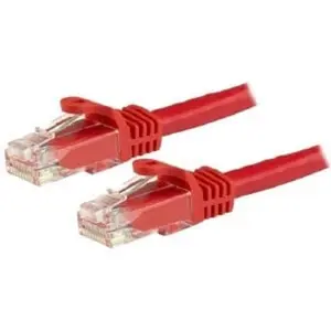 Startech N6PATCH12RD 12 ft. CAT6 Patch Cable with Snagless RJ45 Connectors, Red