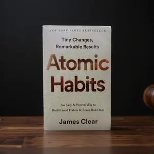 Atomic Habits by James Clear Paperback – Self-Improvement, Habit-Building & Success Book for Personal Development & Productivity Guidance