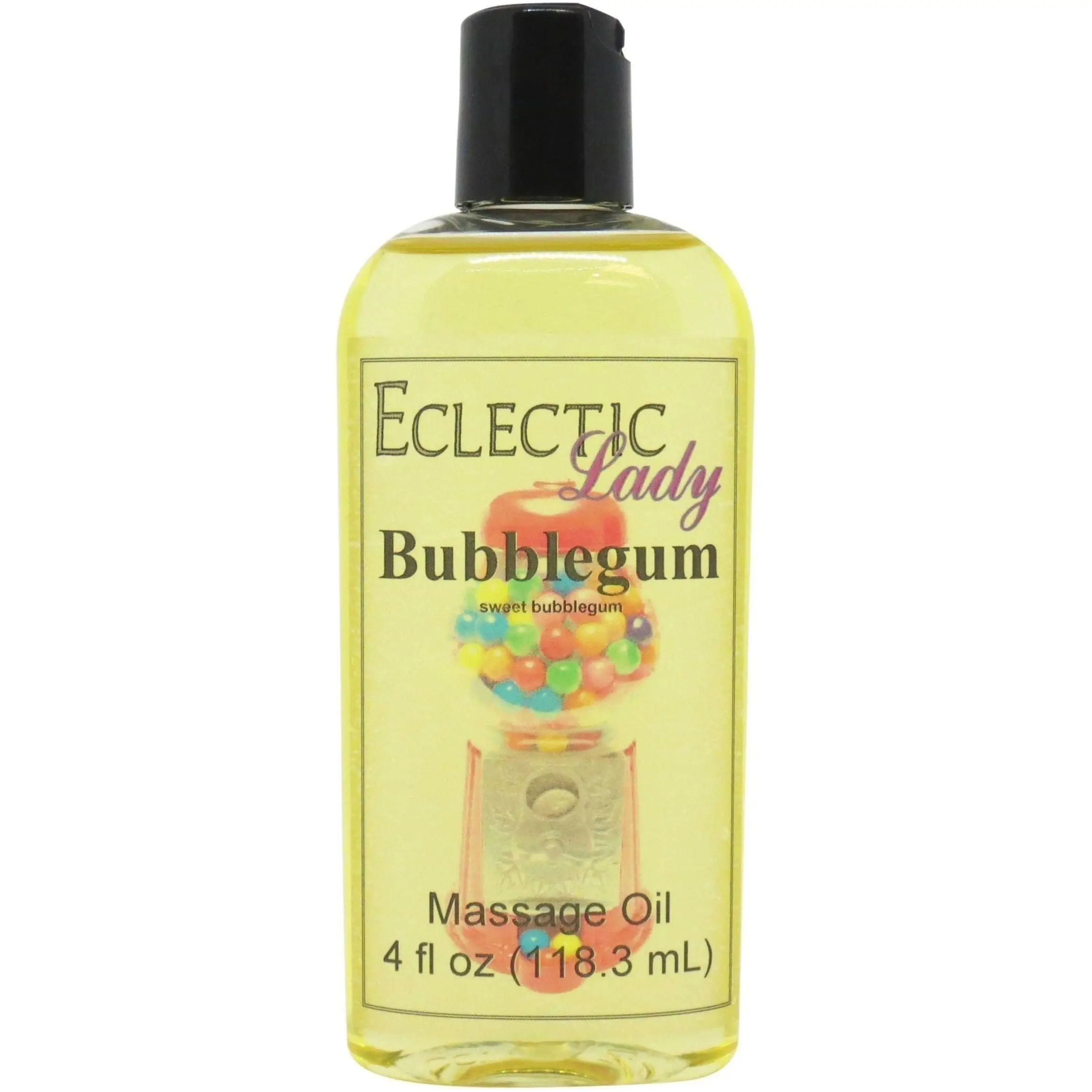 Bubblegum Massage Oil, Perfect for Aromatherapy and Relaxation, Preservative Free
