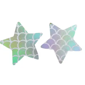 Fancy Silver Mermaid Star Pasties