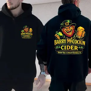 Barry Mccockin Cider Apparel Sweatshirt, St Patrick’S Day Funny Shirt, Drinking Party Graphic Hoodie, Unisex Sweater Pullover Tee