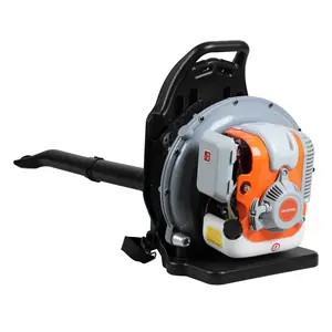 76.5cc 4-Stroke Backpack Gas Leaf Blower, Low Noise Quick Start Gas Powered Snow Leaf Blower, 76.5cc 4-Stroke High-Velocity Leaf Blower for Yard Garden