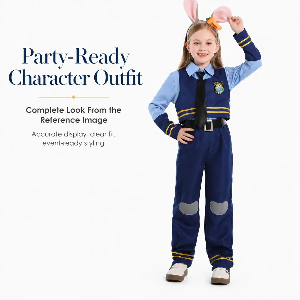 Costumes for performances, rabbit costumes, police officer outfits for men and women, animal apparel, Christmas