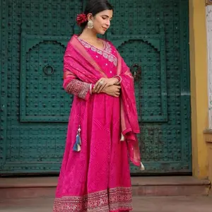 Premium Quality 3 Piece Anarkali Set for Women