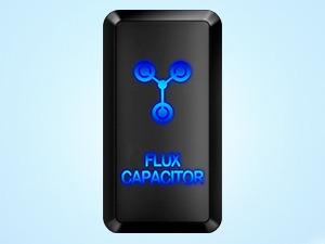 Nilight Flux Capacitor Push Button Switch 12V ON Off Switches with Connector Wire Kit 1.54" x 0.83" Replacement for Toyota FJ Cruiser Fortuner Ta coma Highlander Tundra 4Runner Prado Land Cruiser