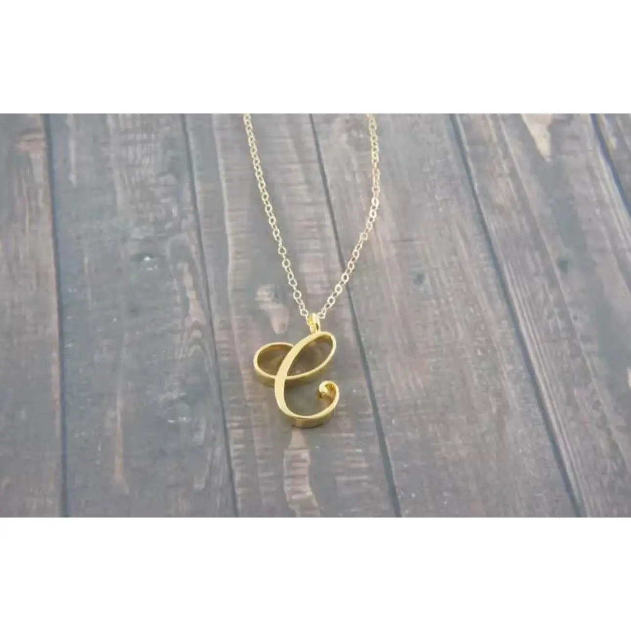 Initial Letter Necklace