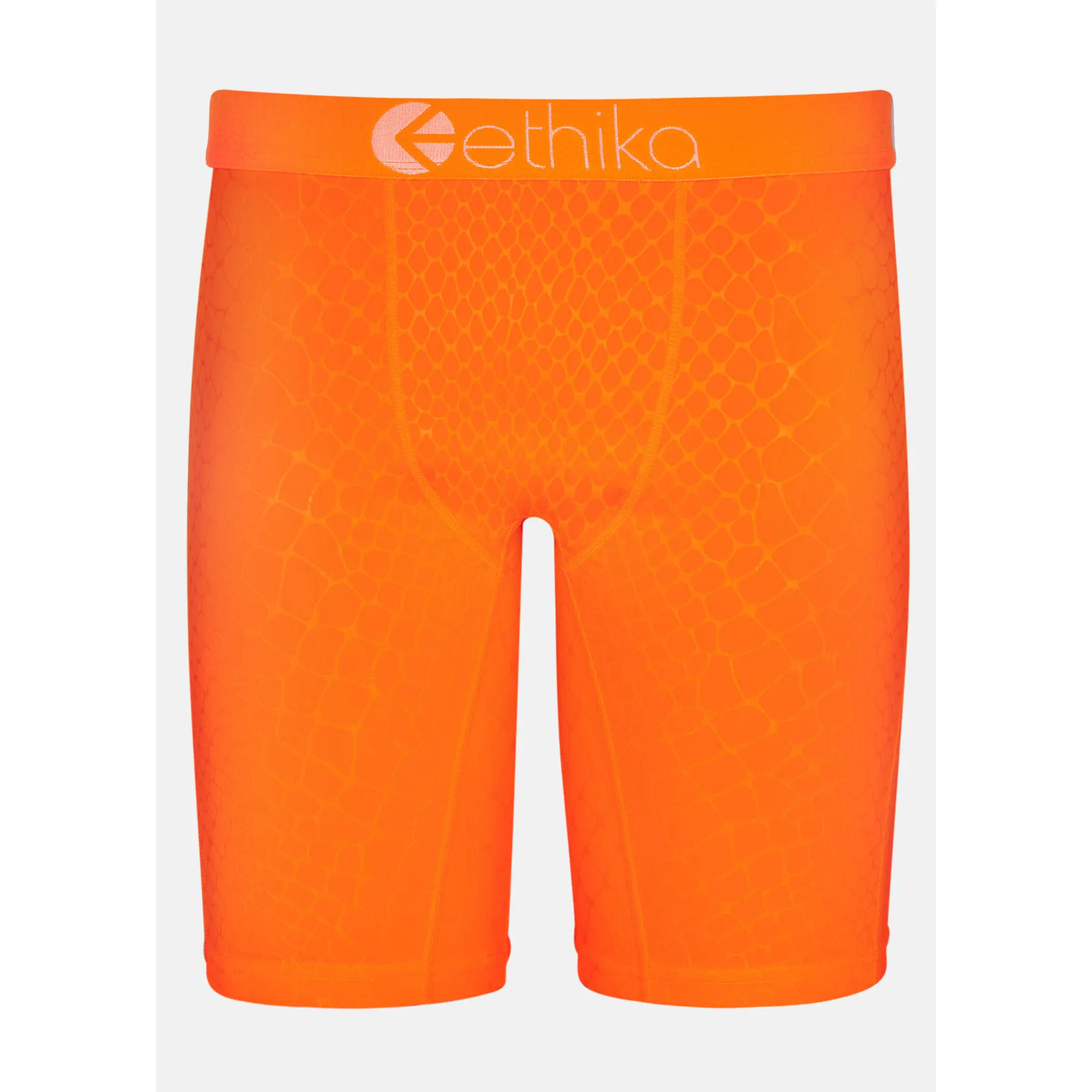 Embossed Python - Orange | Mens Staple