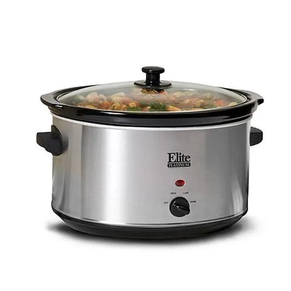 Elite Platinum 8.5qt. Stainless Steel Slow Cooker Elite Platinum 8.5qt. Stainless Steel Slow Cooker