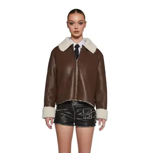 Spitfire Romance Vegan Leather Coat