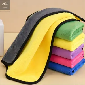 20-Pack Coral Fleece Towels, Double-Sided Thick Drying Cloths for Car, Home & Auto Detailing, Absorbent, Scratch-Free Microfiber for Safe Washing, Towels for Cars