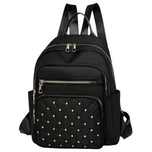 Women's New Diamond Shape Large Capacity Backpack Travel Fashion All Casual Bag Oxford Cloth Women Backpack, School Supplies, School Backpack, School Bag, Backpack For School, Back To School Backpack, School Bookbag, Big Backpack, Backpack School, Back T