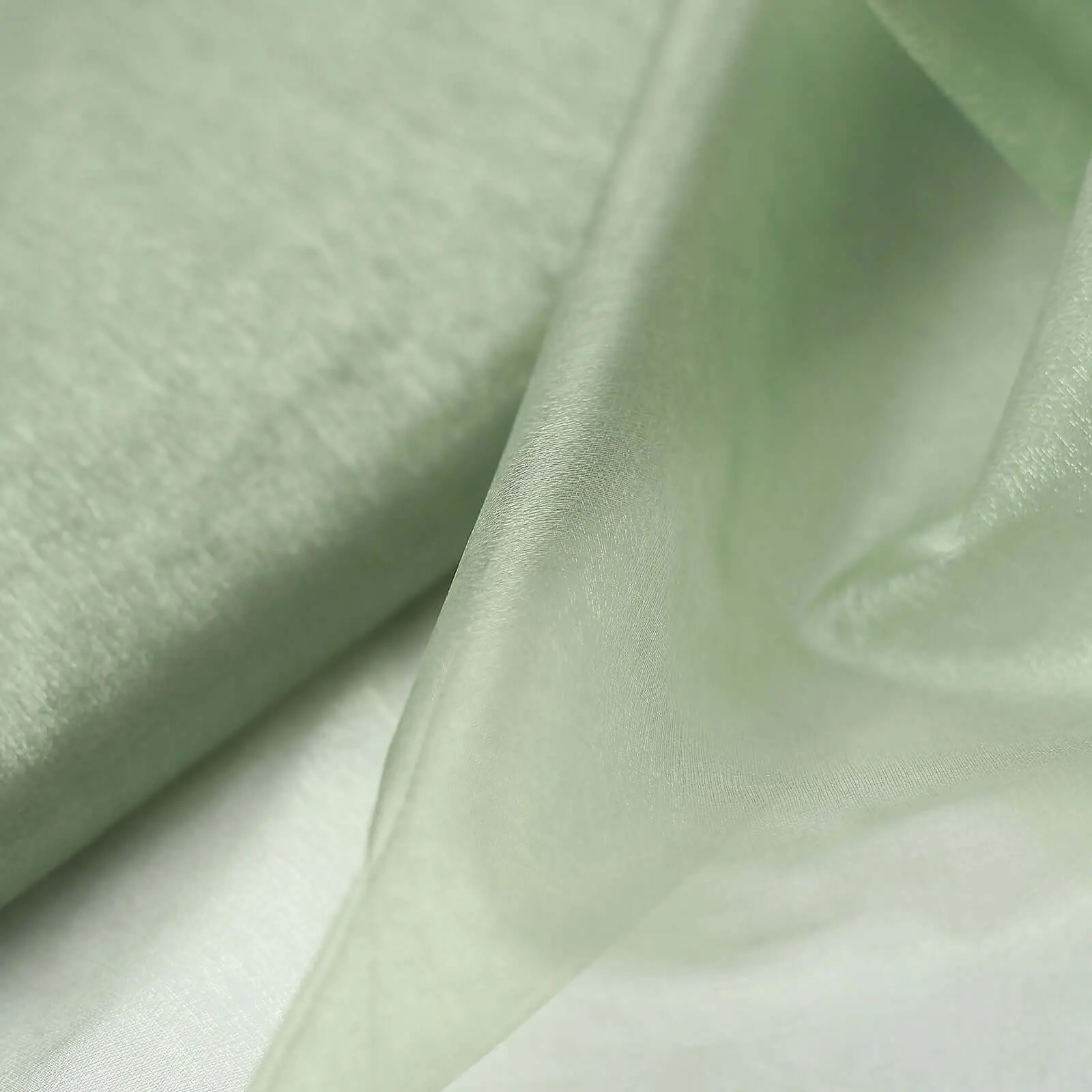 Sage Green Solid Sheer Chiffon Fabric Bolt - 54"x10yd, DIY Voile Drapery Fabric for Room Decor, Arches, Walls, Gowns, DIY Projects, Home