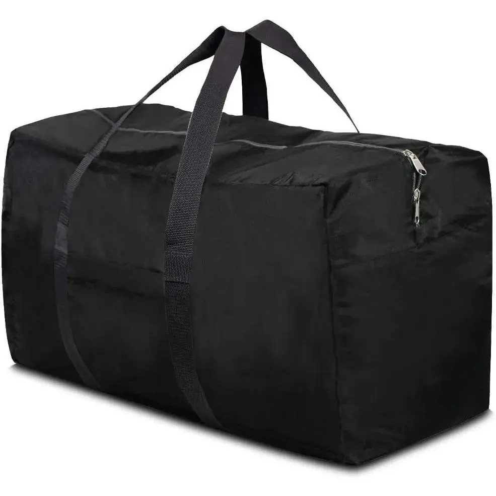 Extra Large Duffle Bag Lightweight, 96L Travel Duffle Bag Foldable for Men Women, Black