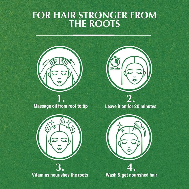 Dabur Vatika Olive Enriched Hair Oil 300ml Pack of 2 - Nourishing Indian Oil for Women & Men - Natural, Moisturize Conditioner Gentle  Aceite Capilar Dabur Olive: nutritivo