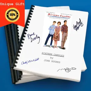 Sixteen Candles Movie Script Gift for Film Buffs Gift for Film Lovers Gift for Movie Lover Gift Idea Memorabilia for Film Best Gifts