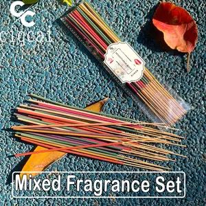 High-Quality Mixed Fragrance Incense Sticks Set, Aromatic Fruity Fragrance, Natural Essential Oils Blend, Ideal for Aromatherapy & Relaxation, Perfect Gift for Wellness Lovers