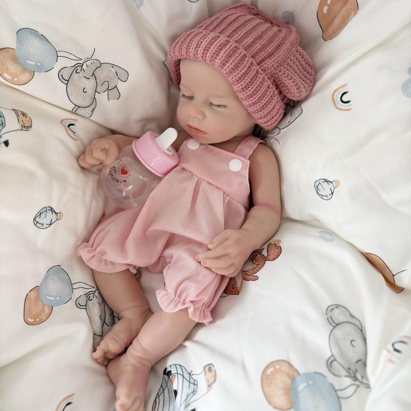 [Drink Wet System] Mayfair Reborn Doll 16Inch Full Body Silicone Baby Doll Silicone Dolls Floppy Silicone Reborn Squishy Baby Doll With Accessories