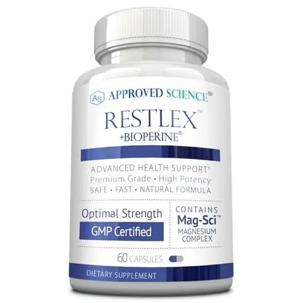 Can’t Relax at Night? Soothe Restless Legs & Feel More at Ease With Approved Science Restlex - 30 Day Supply