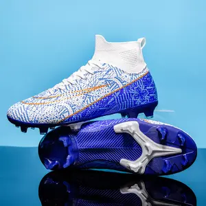 Football cleats Unisex Soccer Shoes for Youth Students, Long-Stud Design, Sports Footwear for Training and Competition, Durable Comfortable Football Boots, Soccer Cleats
