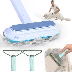 3PCS Multifunctional Pet Hair Removers, Carpet Scraper, Dog Hair Remover, Reusable Cat Hair Remover Suitable for Dogs and Cats, Adjustable Brush for Carpets, Sofas, Bedding, Clothing, and Furniture