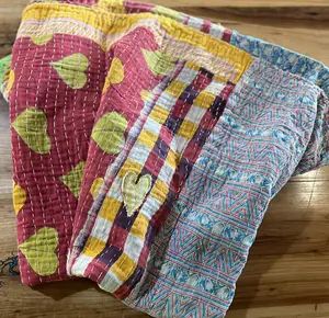 Vintage Handstiched Kantha Throw