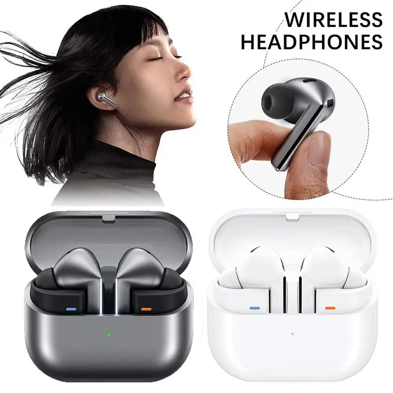 Wireless Headphones - Compact Design, Rechargeable, and Portable for On-the-Go Use Audio White