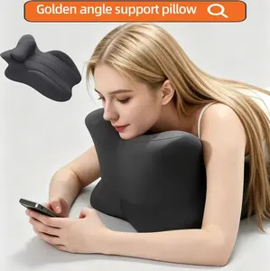 Bed Back Support Pillow, Ergonomic Reading Pillow with Lumbar Support, Soft Wedge Cushion for Sitting Up in Bed, Relieve Neck Back Pain for Reading Gaming Browsing