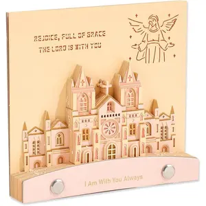 Calendar 2026 Memo Pad Notepad,   Desk Calendar for Daily Planner,Desk Decorations for Office &  with  Box  Church
