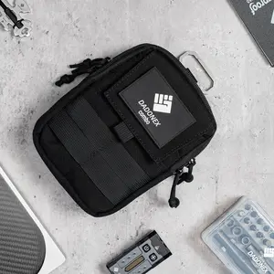 【Father's Day Gift】DADONEX 1000D Military Grade EDC Tool Pouch - MOLLE Belt Compatible Heavy Duty Organizer with Quick Access Pocket, Waterproof Tactical Bag with Titanium Hook for OMNI Multitool