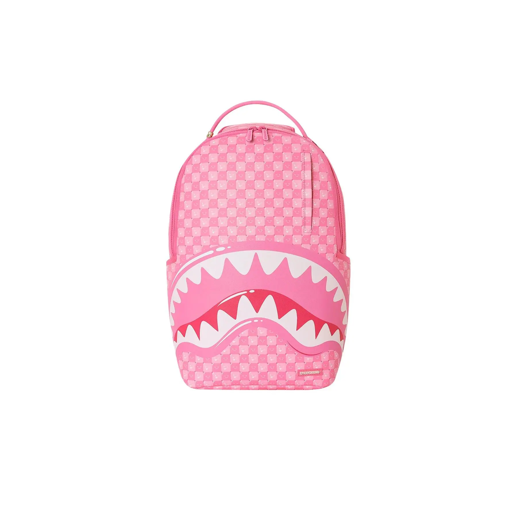 Sprayground Pink New Check Faces Backpack