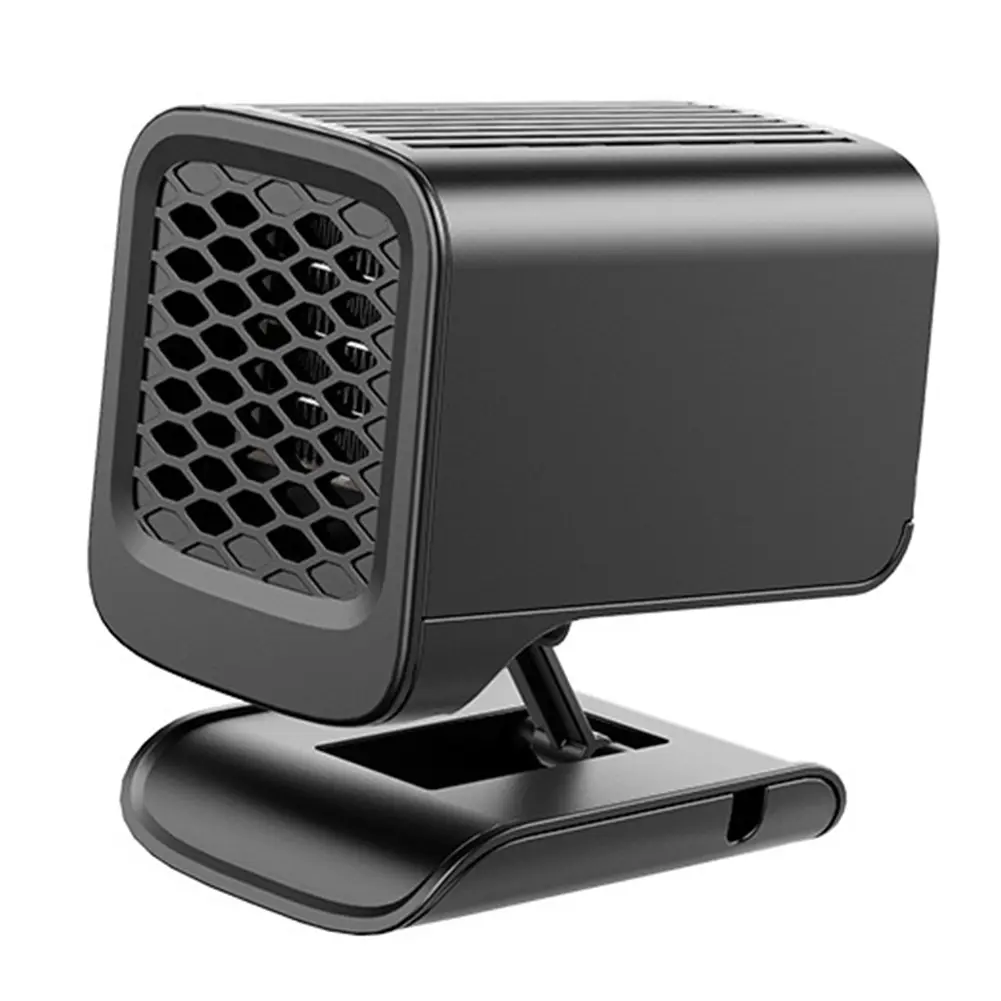 Portable Car Heater Fan 360° Rotatable Fast Heating Defroster Plugs Into Lighter Auto Car Heating Fan for Winter Humid Weather