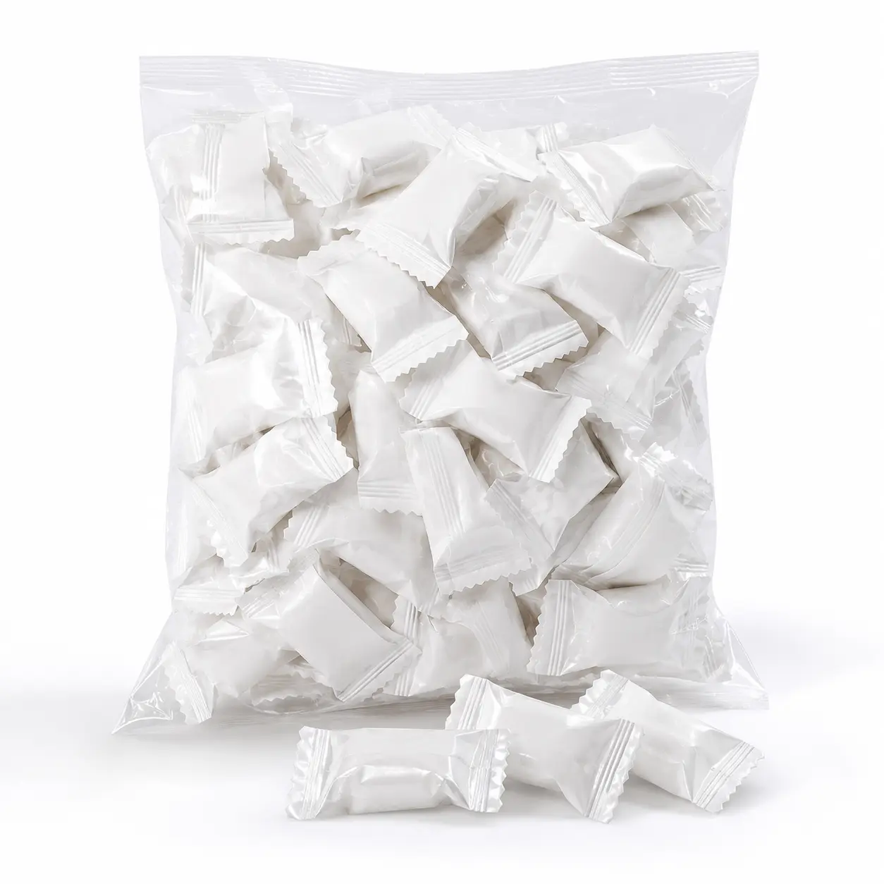 White Butter Mints - 100 Count - Butter Mints Individually Wrapped - Wedding Mints - Perfect For Engagement Parties, Bridal Shower, Rehearsal Dinners, Reception, And More