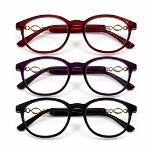 Women's 3-Pack Progressive Multifocal Reading Glasses, HD Clear Vision, Blue Light Blocking, Lightweight Stylish Frames for Daily Reading & Screen Use