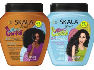 SKALA MaisCachos MaisCrespos Treatment Cream – Set of 2 – Moisturizing Hair Masks for Curly & Coily Hair – Hydration, Softness & Shine Care 70.4 Ounce