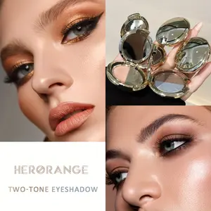 5-Piece 2-Tone Eyeshadow Palette: Matte & Shimmer Duo, Waterproof, No Fallout, Beginner-Friendly. For Day to Night Looks. Holiday Gift - Korean Eyeshadow!