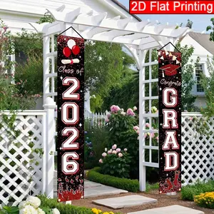 2026 Graduation Season Porch Banner, Grad Party Decorations, Graduation Party Decoration, Congratulations Graduation Banner Hanging Porch Sign, University and High School Graduation Decoration, Corridor, Courtyard
