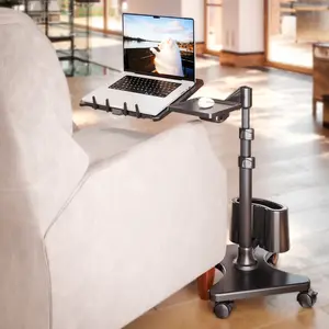 LEVO G2 Deluxe Rolling Laptop Floor Stand WITH Mouse Tray 33801