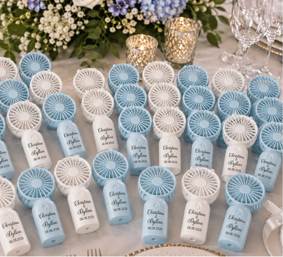 Personalized Wedding Fans
