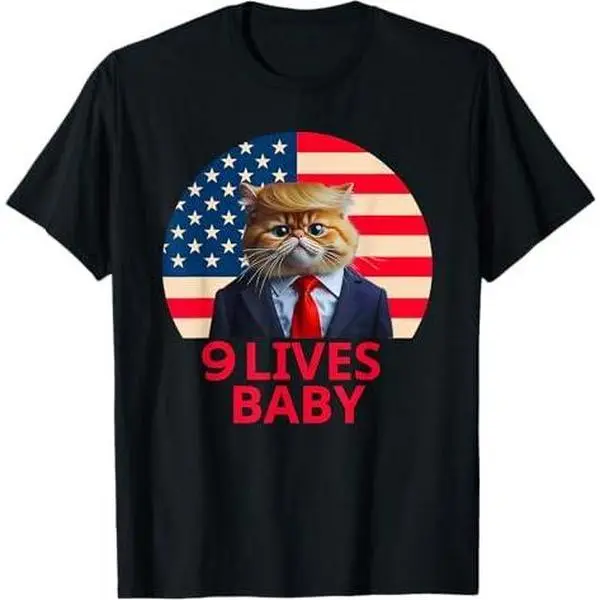 9 Lives Baby Trump Shirt Cute Cat 9 Lives Baby TShirt T-Shirt