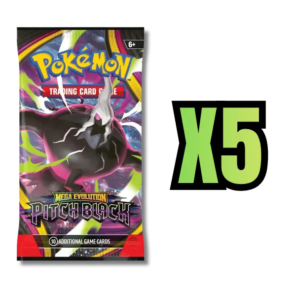 Pitch Black - 5X Booster Packs - LIVE BREAK