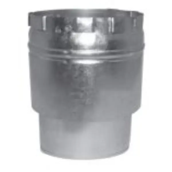 DuraVent 10BVC 10 in. B-Vent Draft Hood Connector, Heavy-Duty Large Home Appliance Part for Draft Connection
