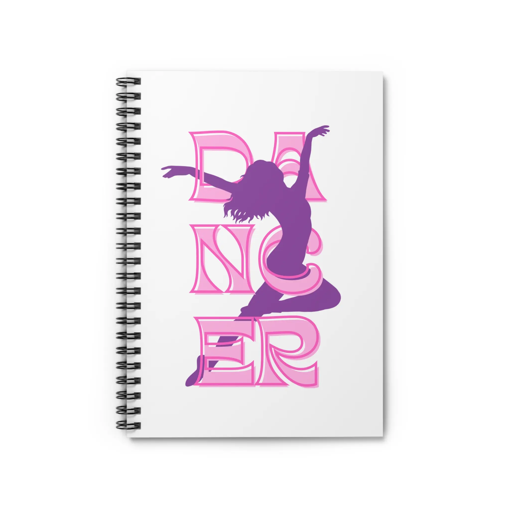 Dancer Spiral Notebook - Artistic Journal for Dancers, Dance Lovers, Gift for Performers, Ruled Line Notebook, Dance Practice Diary, [...]