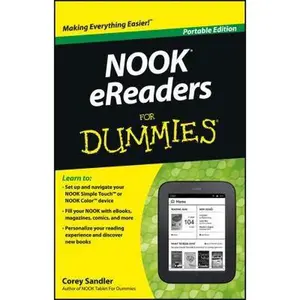 USED-NOOK eReaders For Dummies by Corey Sandler (Paperback)