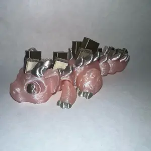 Small Flexi Little Book Dragon Figurine